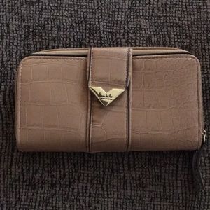 Nicole Miller croc wallet nwot